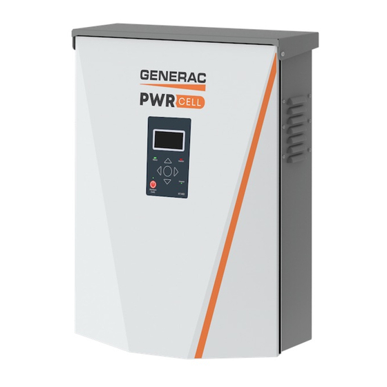 Generac Power Systems PWRcell X7602 Manuals