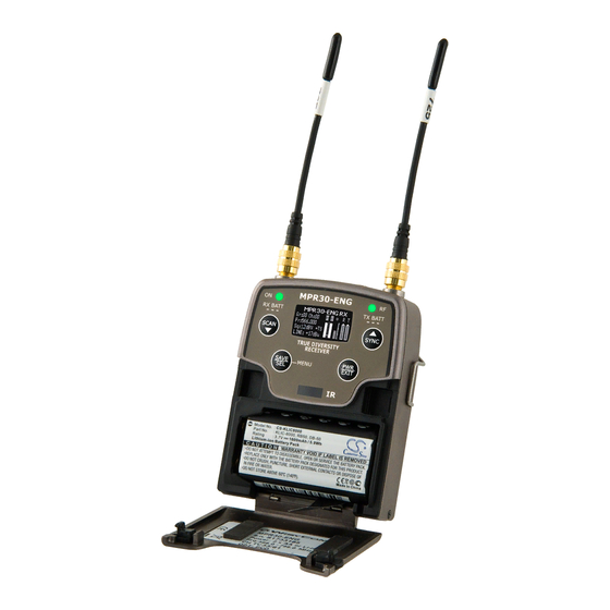 WisyCom MPR30-IEM User Manual