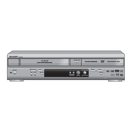 Sharp DV-RW370SB Operation Manual