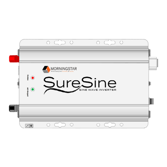 Morningstar SureSine 150W Quick Start Manual