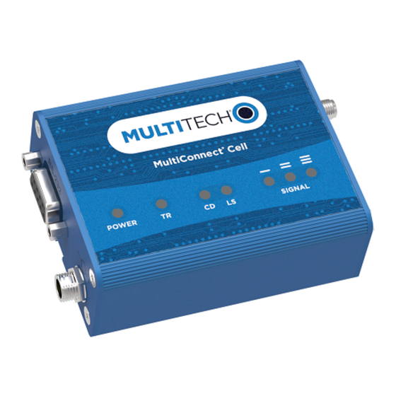 Multitech MultiConnect Cell User Manual