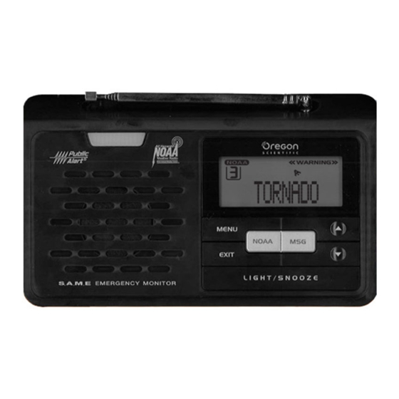 Oregon Scientific WR608 User Manual