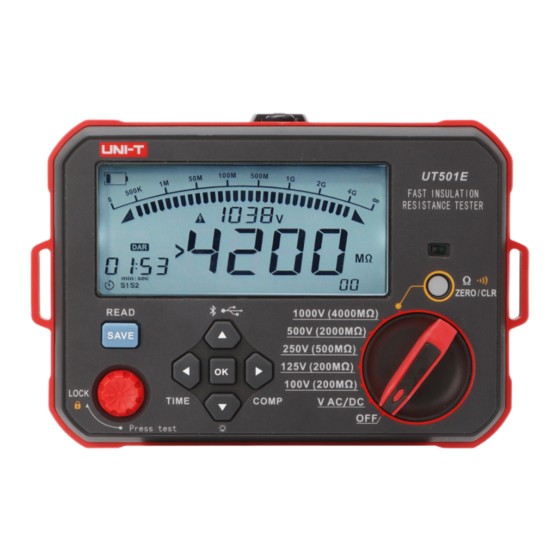 UNI-T UT501E Quick Start Manual