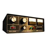 Dentron MLA 2500 Operating Manual