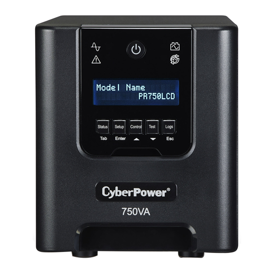 Cyber Power PR750ELCD User Manual