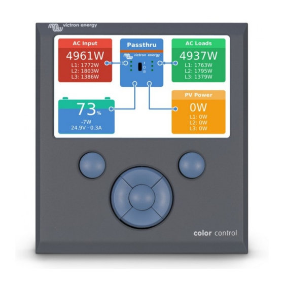 Victron energy CCGX Troubleshooting Manual