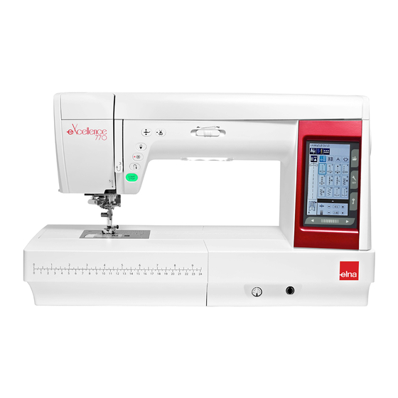 ELNA eXcellence 770 Instruction Manual