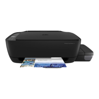HP Smart Tank Wireless 450 Series Manual