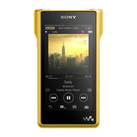 Sony WALKMAN NW-WM1A Instruction Manual