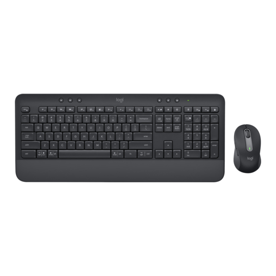 Logitech Signature MK650 COMBO Setup Manual