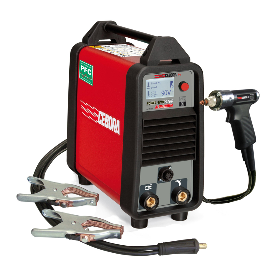 Cebora POWER SPOT 5700 Instruction Manual