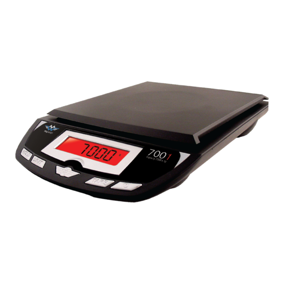 MyWeigh 7001dx User Manual