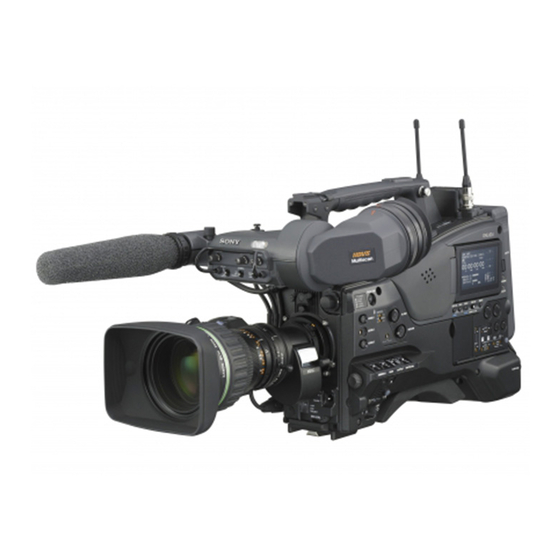 Sony XDCAM PMW-500 Operation Manual