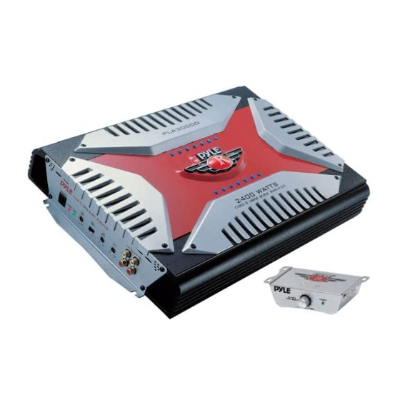 Pyle Elite PLA3000D User Manual