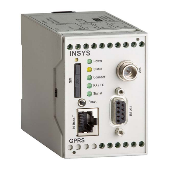 insys icom GPRS 5.1 Manual