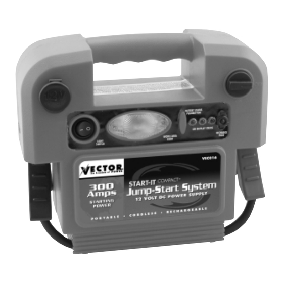 Vector Start-It Comapct VEC016 Owner's Manual & Warranty