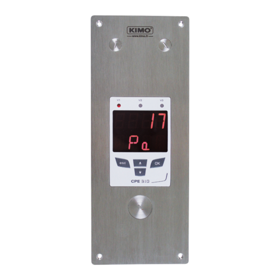sauermann CPE 310 Quick Start Manual