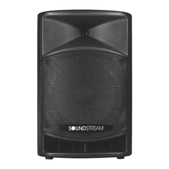 Soundstream Class-D & A/B Bi-Amped Pro audio Speaker System Manuals