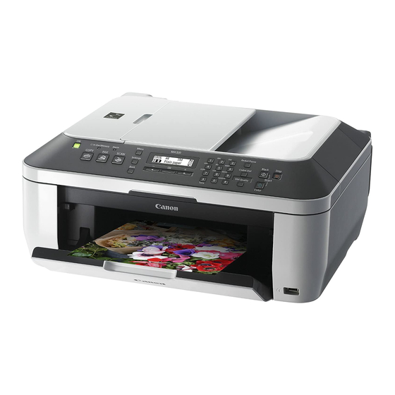 Canon Pixma MX320 Getting Started