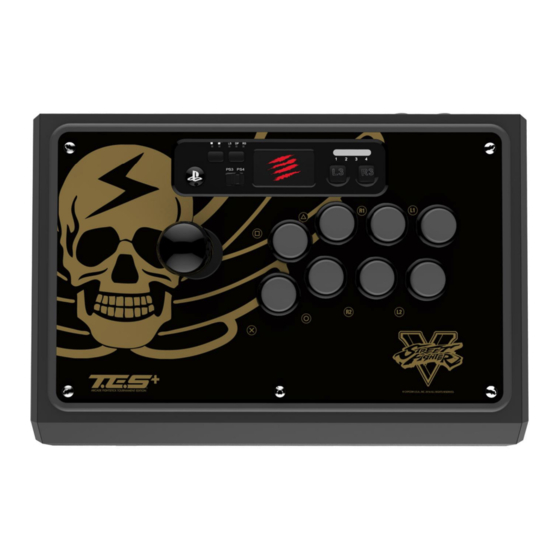 Mad Catz street fighter V arcade fightstick tournament edition s+ Product Manual