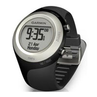 Garmin Forerunner 40 Quick Reference Manual