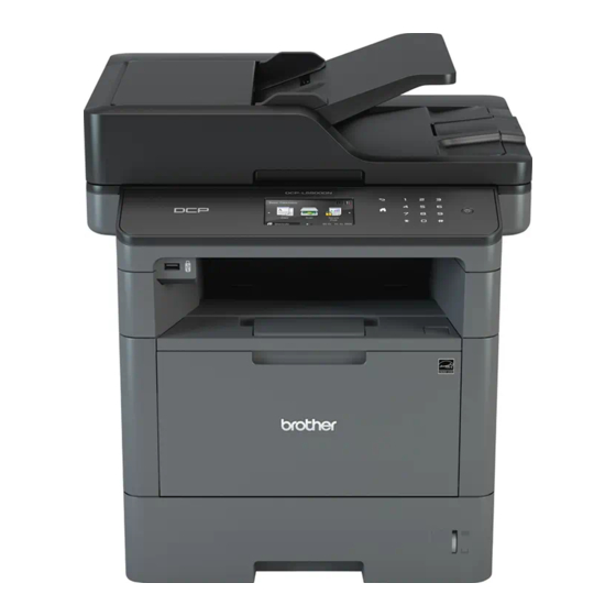 Brother DCP-L5500DN Quick Setup Manual