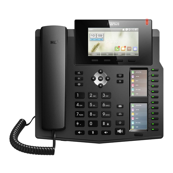 Fanvil FNVL-X6 User Manual