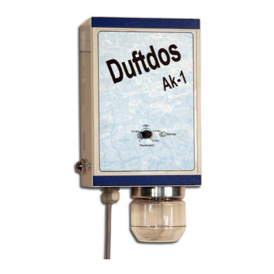 WDT DUFTDOS AK-I Operation Manual