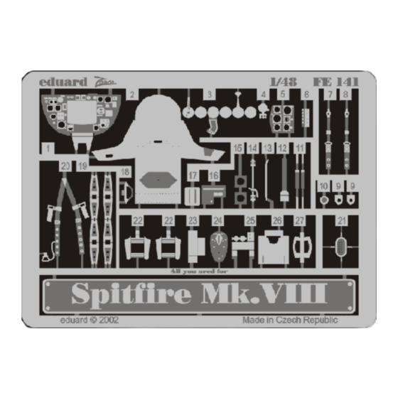 Eduard Zoom Spitfire Mk.VIII Assembly Instructions
