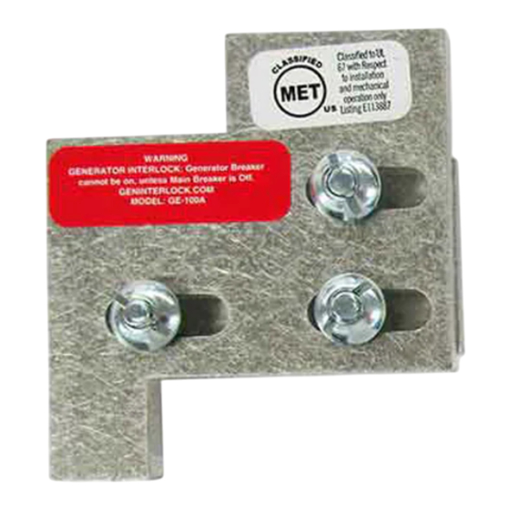 GenInterlock GE-100A Instructions