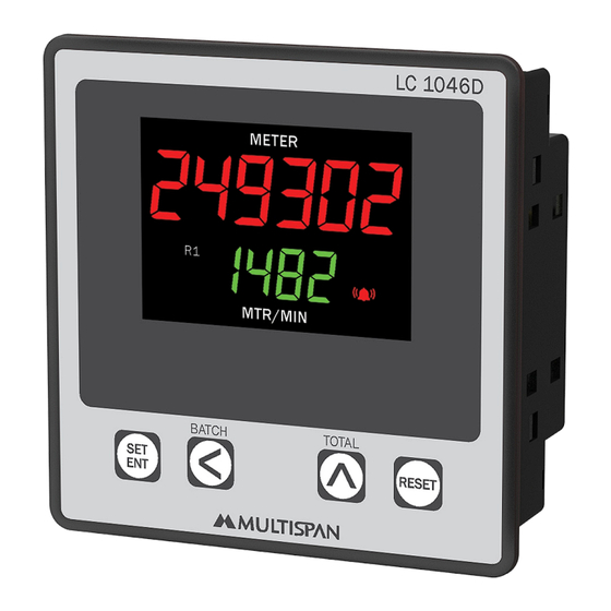 MULTISPAN LC 1046D Quick Start Manual