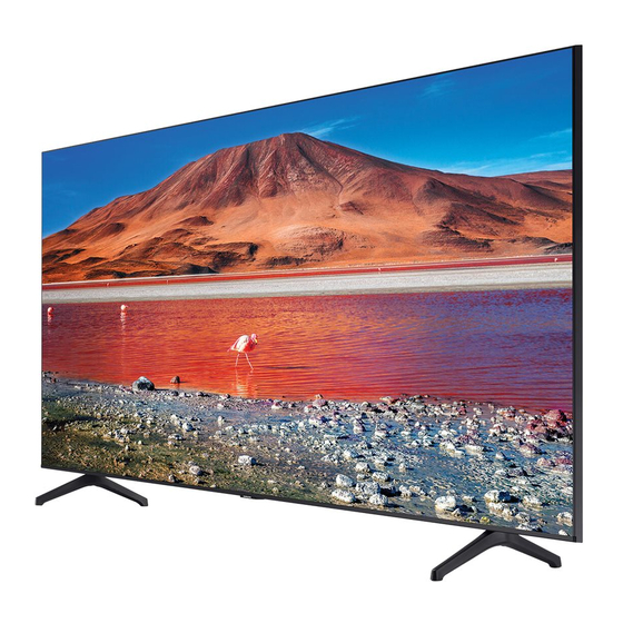 User Manuals: Samsung UN TU7000F Series Smart TV