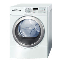 Bosch WTVC3300US - Vision 300 Series 27-in Electric Dryer User Manual