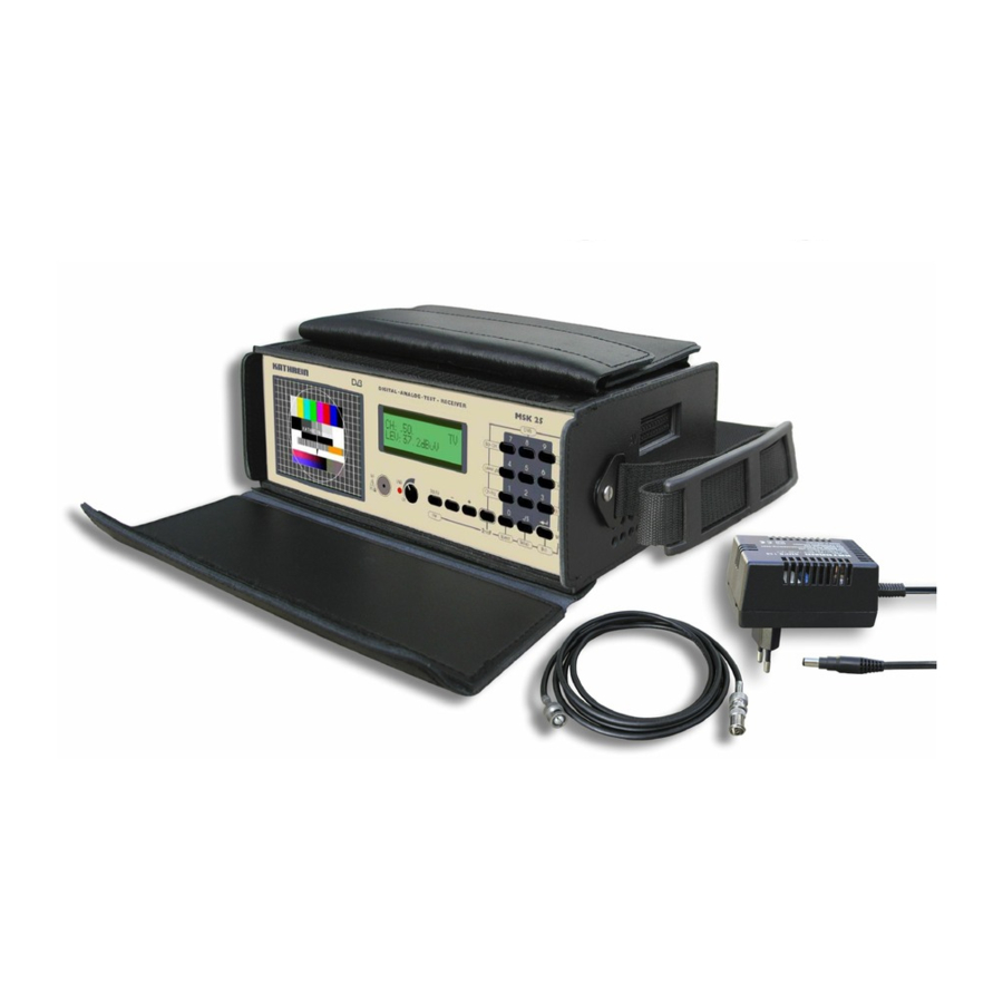 Kathrein MSK 25 Manuel D'utilisation