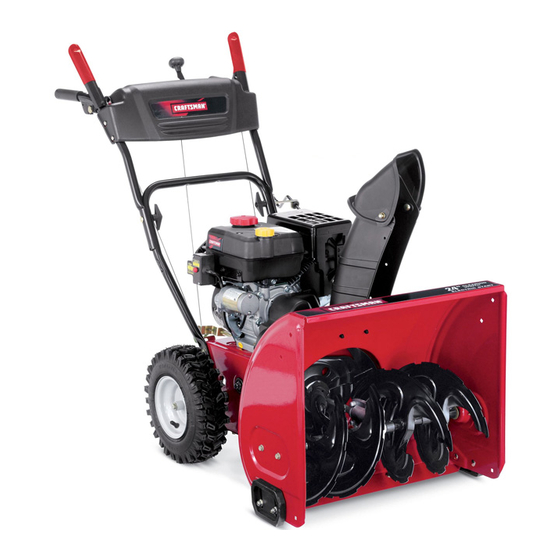Craftsman 88957 - 179 CC 24" 2 Stage Snow Thrower Operation Manual