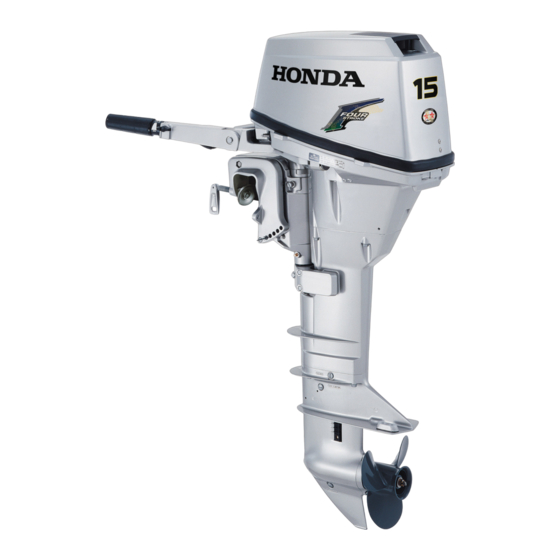 Honda BF15A Owner's Manual