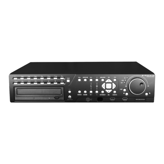 Wirepath WPS-300-DVR Installation And User Manual