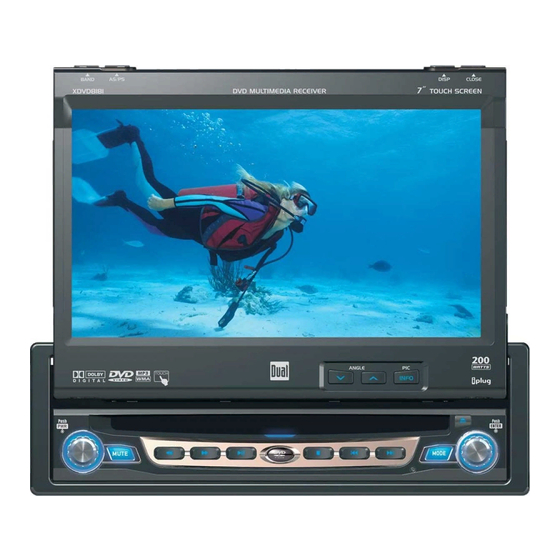 Dual XDVD8181 Owner's Manual