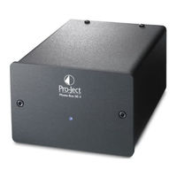 Pro-Ject Audio Systems Phono Box SE II Instructions For Use