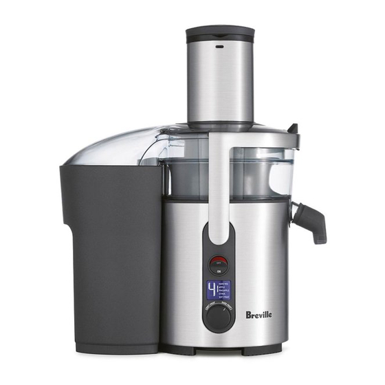 Breville Juice Fountain BJE510XL/A Instruction Book