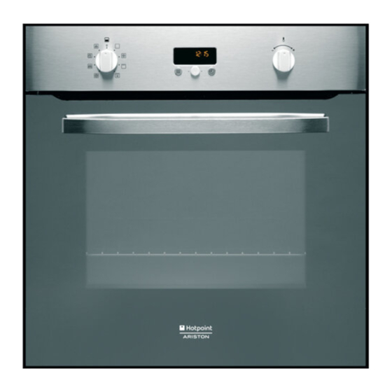 Hotpoint Ariston FH 89 P IX/HA S Operating Instructions Manual