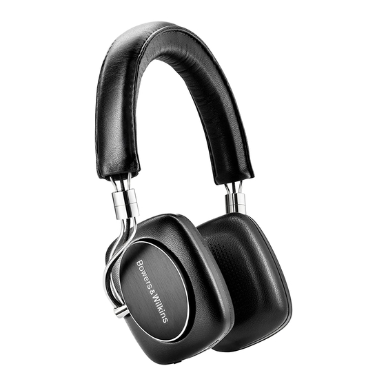 Bowers & Wilkins P5 Wireless Quick Start Manual
