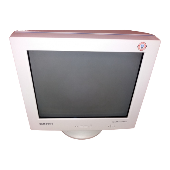 Samsung SyncMaster 753 DFX Manual