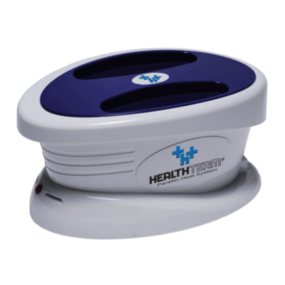 HealthTeam Paraffin Heat System PA2293 Manual