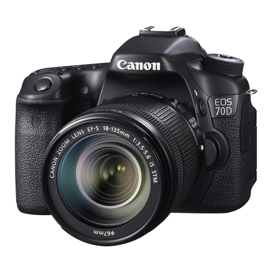 Canon EOS 70D Manual