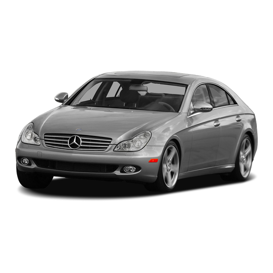 Mercedes-Benz 2007 CLS 63 AMG Operator's Manual