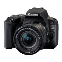 Canon EOS Rebel SL2 Basic Instruction Manual