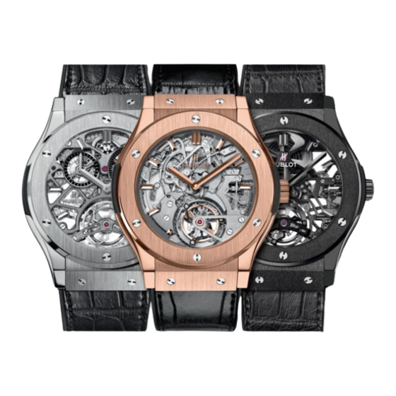 Hublot Tourbillon Instruction Manual