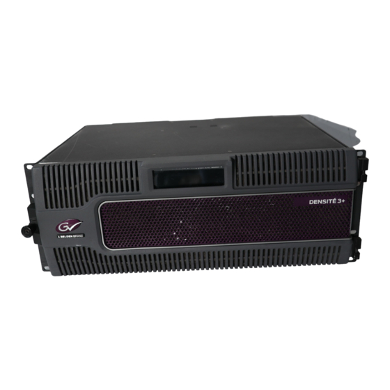 Belden GRASS VALLEY IPG-3901 Manual To Installation And Operation