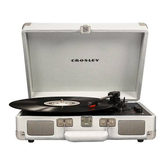 Crosley Cruiser Deluxe Instruction Manual